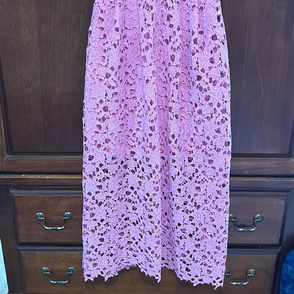 Pink Lace Midi Astr The Label Dress - Picture 2 of 6